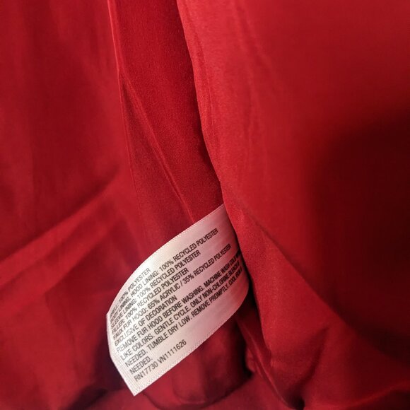 Cat and Jack Girls Red Winter Coat Size (Little Girl) Small - Picture 4 of 6